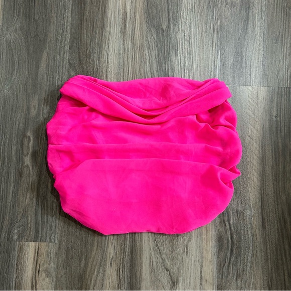 Hot pink forever 21 corset crop top - Picture 1 of 3